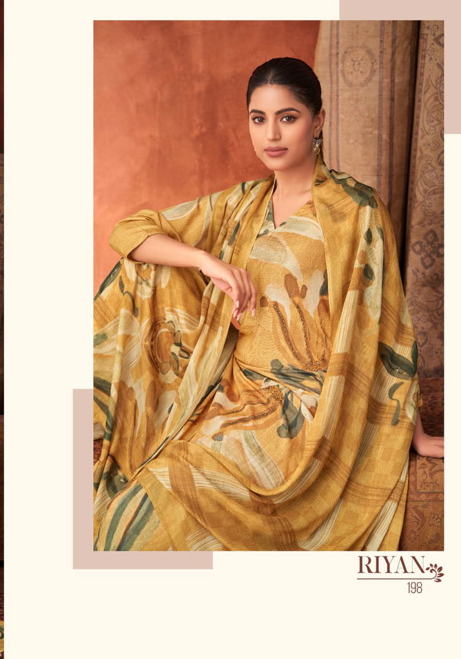 Riyan By Sahiba Staple Twill Digital Printed Dress Material Wholesale Shop In Surat